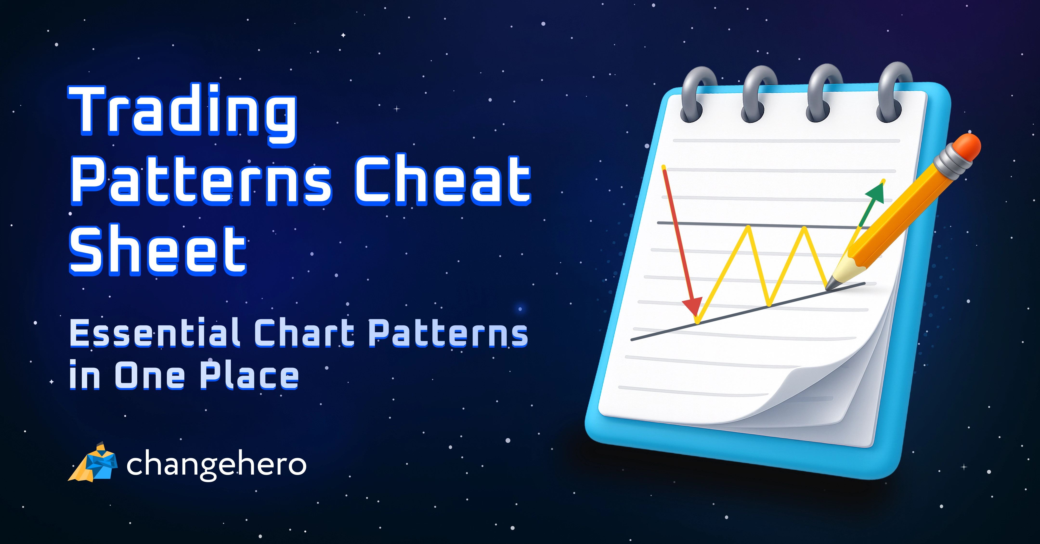 Trading Patterns Cheat Sheet: 12 Essential Chart Patterns in One Place