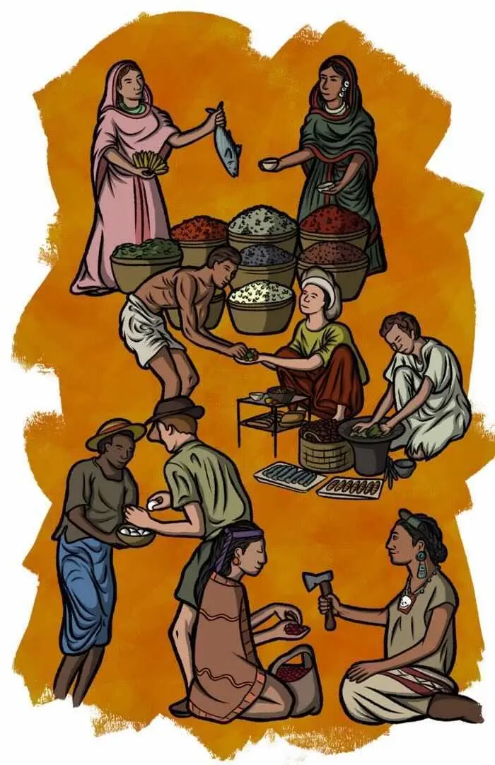 история денег — бартер