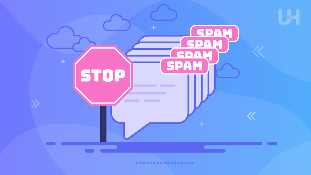 stop sign spam illustration