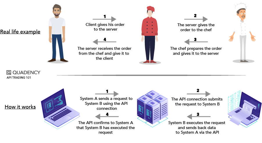 human vs api trading comparison