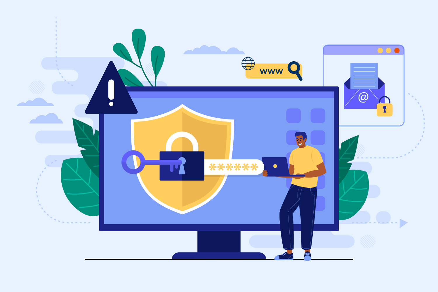 digital security illustration