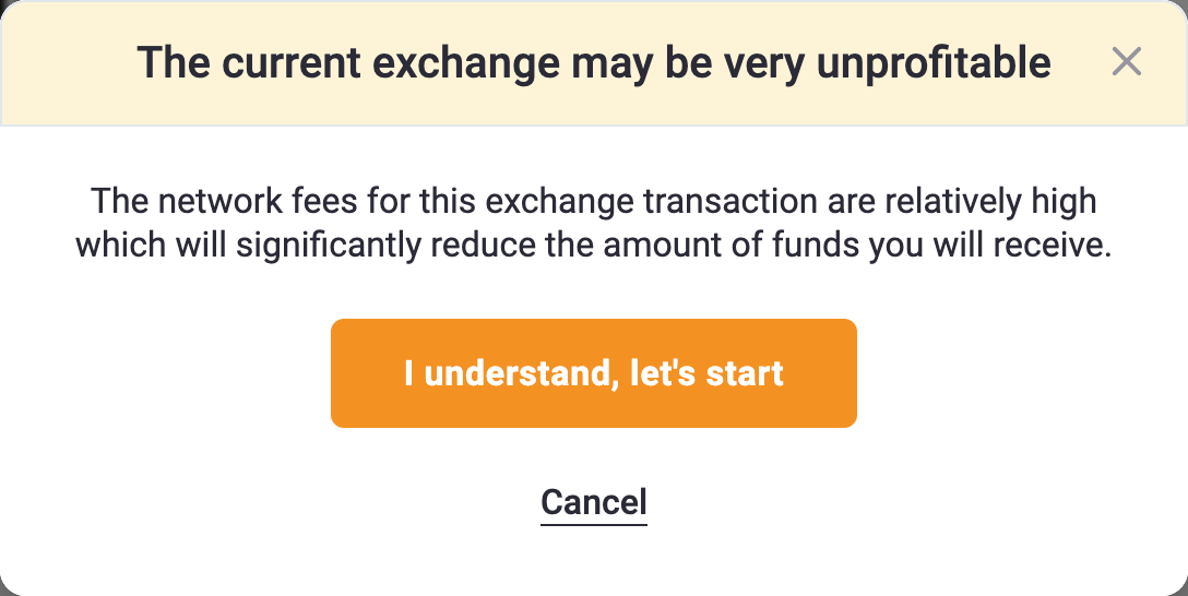 exchange rate disclaimer changenow