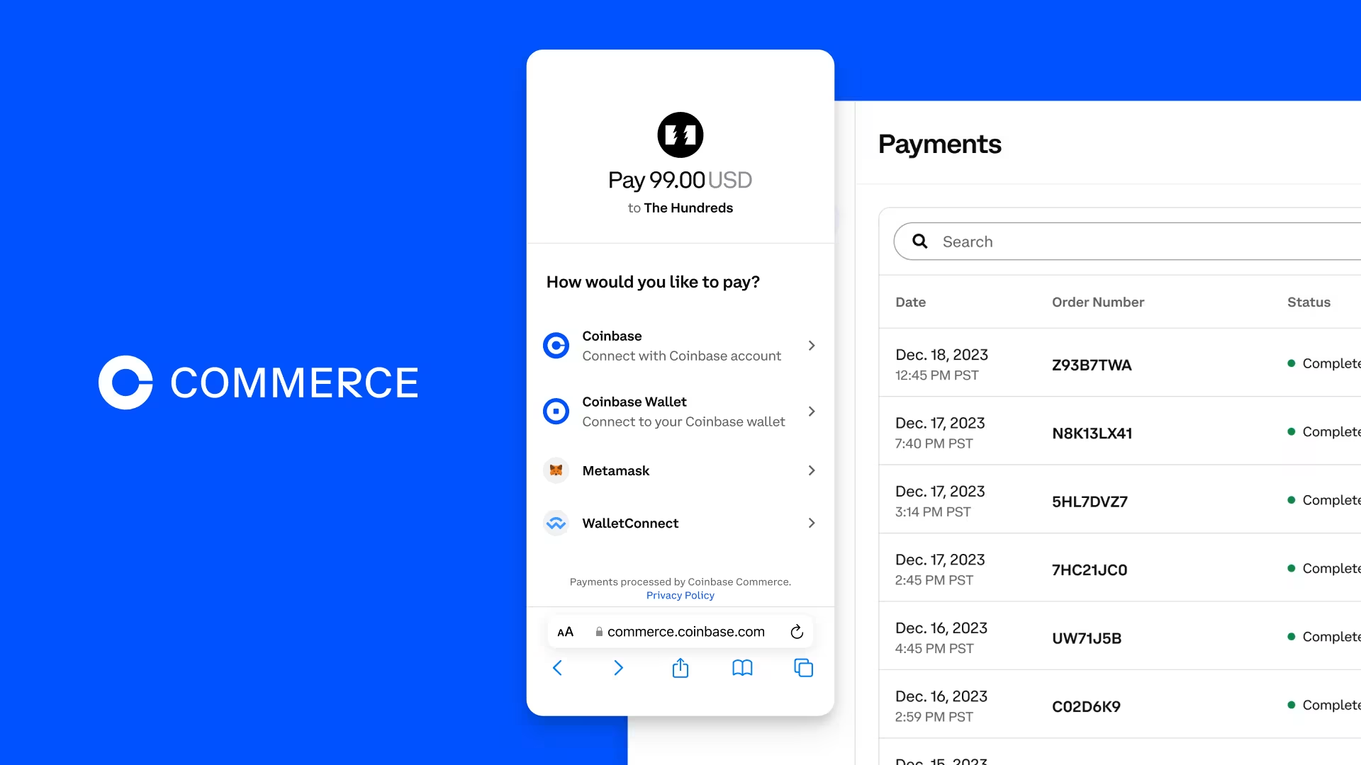 coinbase commerce splash