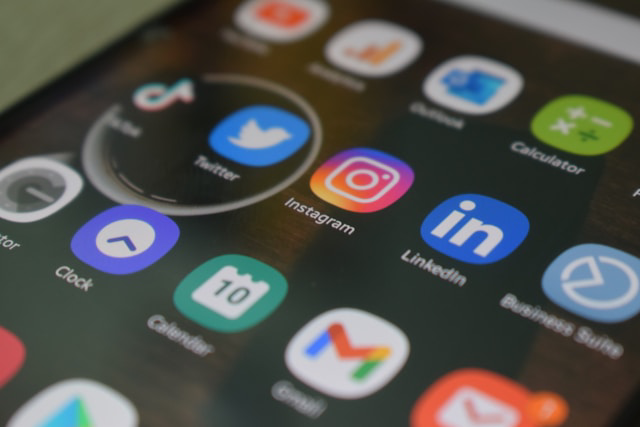 smartphone screen closeup