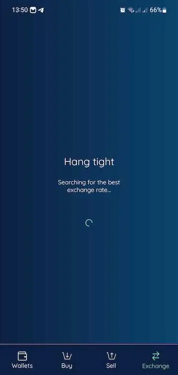 the tab shows a loading animation, message says