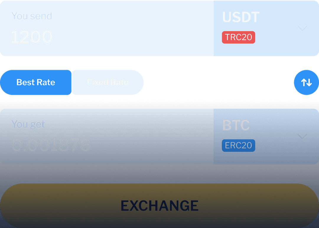 Plataforma de Câmbio de Criptomoedas — Troca Instantânea de Cripto e  Altcoins com as Menores Taxas