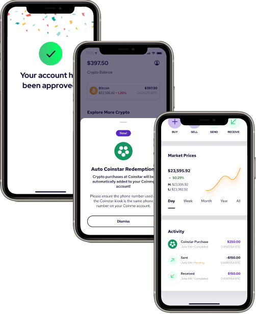 coinstar wallet interface