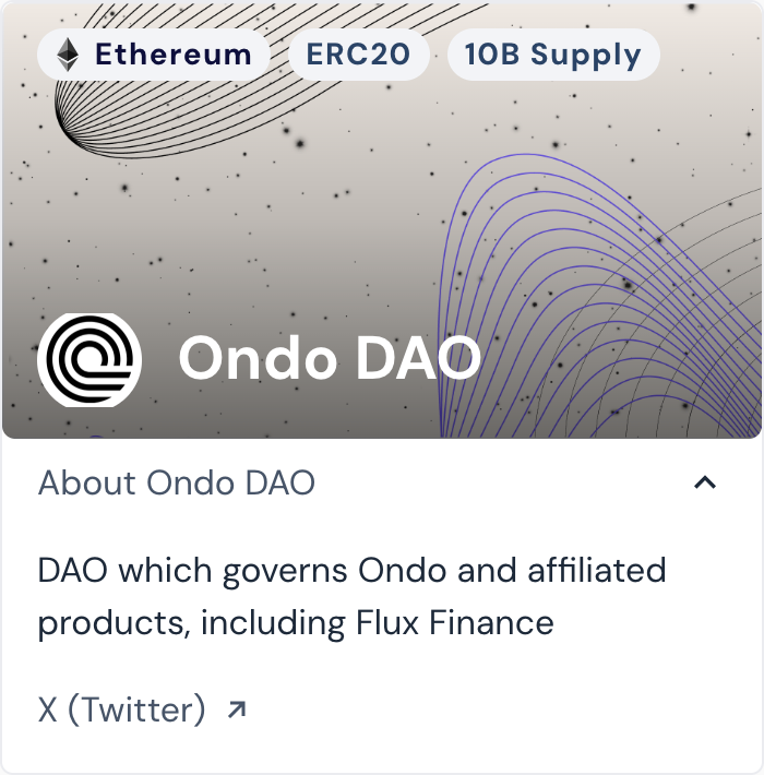 tally banner ondo dao