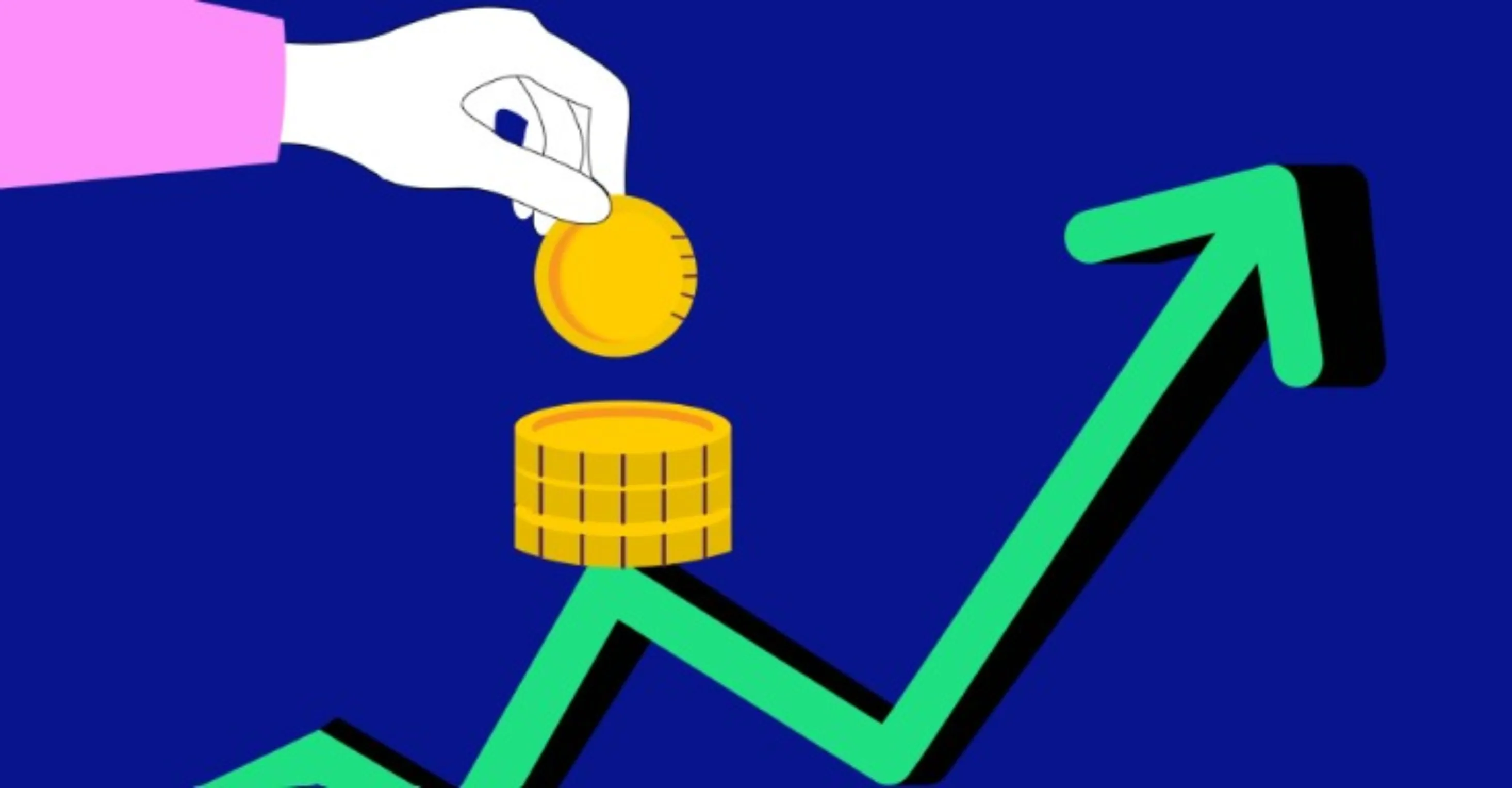 staking crypto illustration