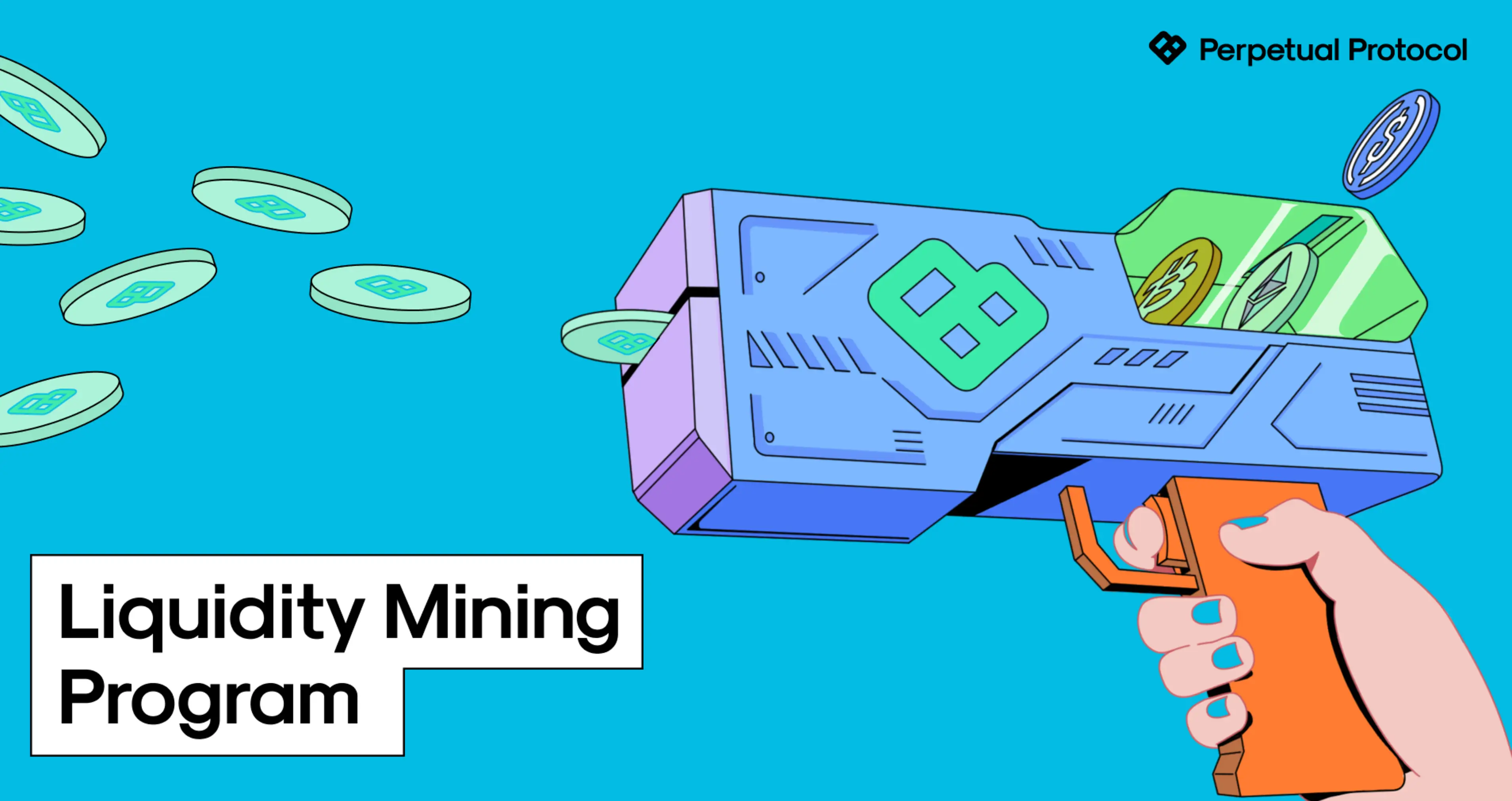 liquidity mining crypto illustration