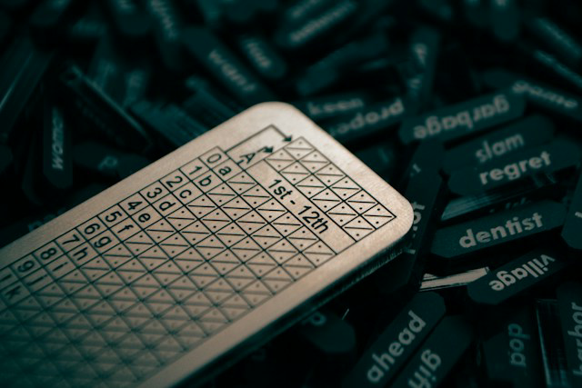 stainless steel PunchPlate to stamp a bitcoin seed phrase passphrase into
