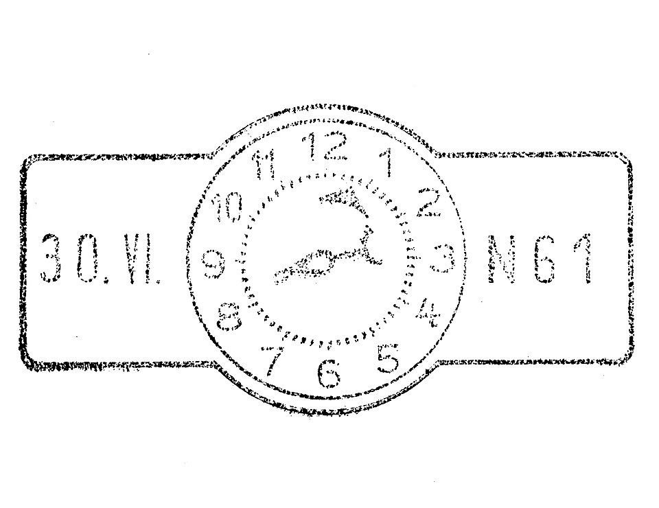 time stamp impression